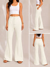 EASE FLARE Cotton Flare Pants
