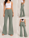 EASE FLARE Cotton Flare Pants