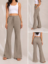 EASE FLARE Cotton Flare Pants