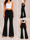 EASE FLARE Cotton Flare Pants