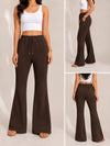 EASE FLARE Cotton Flare Pants