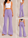 EASE FLARE Cotton Flare Pants